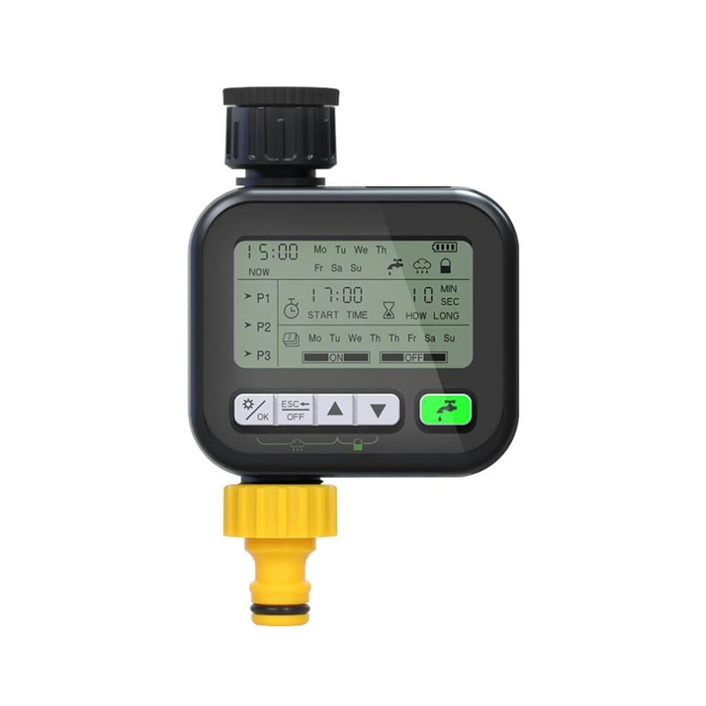 Baoblaze Water Hose Timer Sprinkler Timer Portable Waterproof Manual Watering Automatic Irrigation Controller System for Yard Backyard