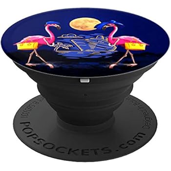 Flamingo Cruising Friends Christmas Stocking Stuffer PopSockets Grip and Stand for Phones and Tablets