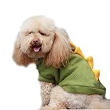 PanDaDa Dogs Cat Dinosaur Pretty Costumes Clothes Apparel Cute T-Shirt Green M