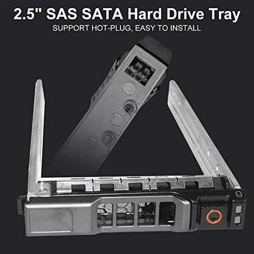 greatdaily SAS SATA Hard Drive Tray 2.5 Inch Caddy For Dell G176J PowerEdge R610 T610 R620 R710 T710 R720 R815 R820