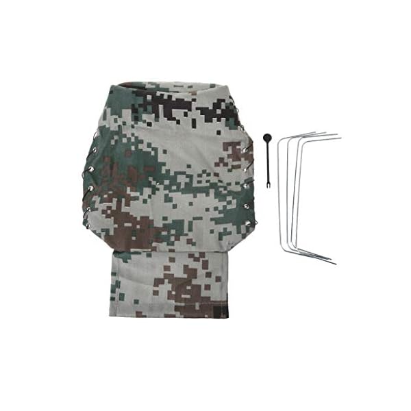 WOWOWO Professionelles Canvas Hood Cover Cloth für WPL B16 C24 C14 B24 RC Militärfahrzeug-LKW