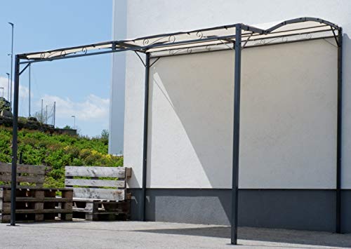 ALEOS. AS-S Wand Anbau Pavillon Terassenüberdachung 3x2,5 Meter Dach 100% wasserdicht UV30+ – Bild 5