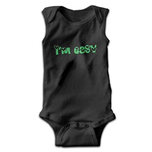Michael Conti I'm Easy Sleeveless Baby Romper Cotton Infant Jumpsuit Boys Girls Clothes