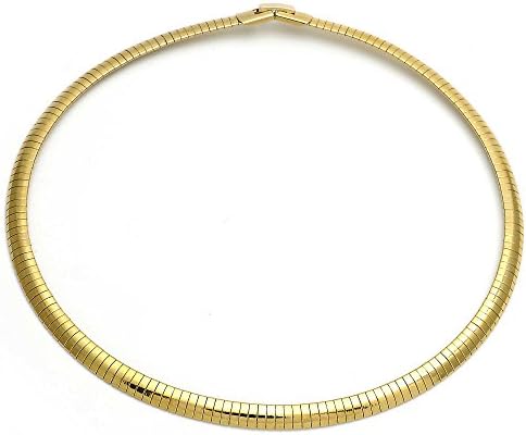 Special Price - Omega Chain Necklace, for Man and Women 6mm Wide 14Kt Gold Clad, is 30X better then Gold Plated. (20)