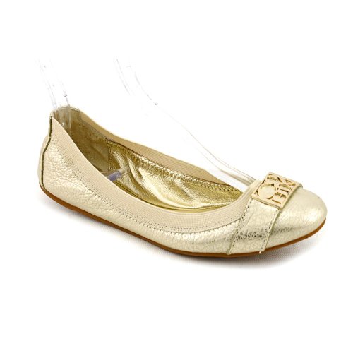 coach gold flat shoes