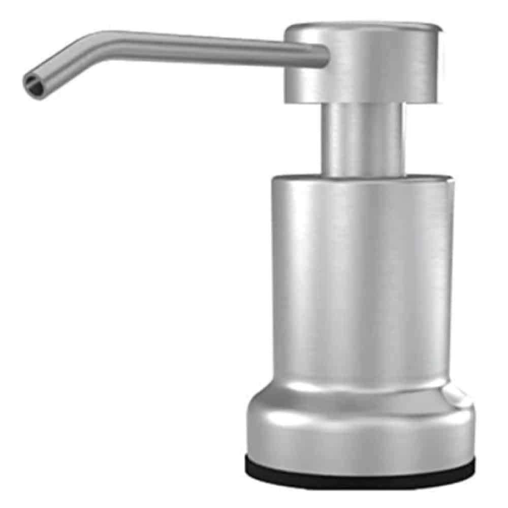 Photo 1 of Ultimate Kitchen™ – Built-in FOAMING Soap Dispenser for Kitchen and Bathroom Countertop | Stainless Steel Foam Soap Pump with 17oz Under Counter Bottle | Installs Quickly | Satin Finish