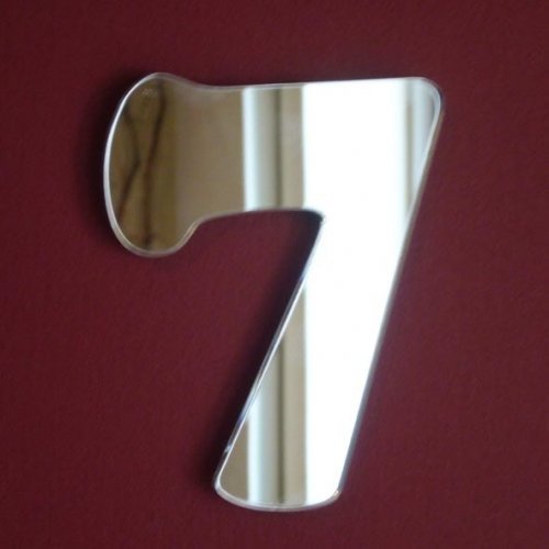 Number Seven Mirror 30cm