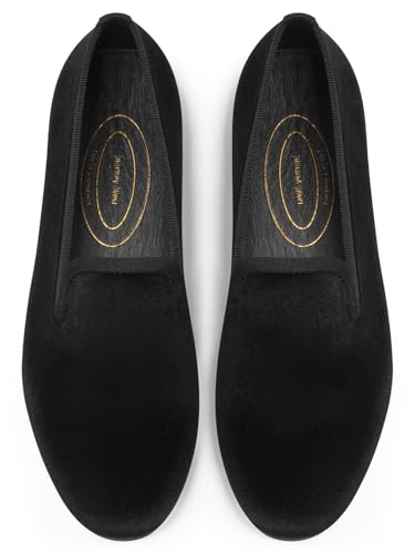 Journey West Women's Velvet Loafer Flat Embroidery