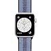 Winmy Sport Loop Band Compatible with Apple Watch  Bands 38mm 40mm, Lightweight Breathable Woven Nylon Replacement Strap for iWatch Series 4 3 2 1 - Purple Blue Stripe