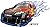 Single Source Party Supplies - 36" Nascar Shape Racing Car Mylar Foil Balloon