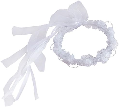 YoumeHome Wedding Flower Girl Headpiece Floral Crown to Match Flower Girl Dress