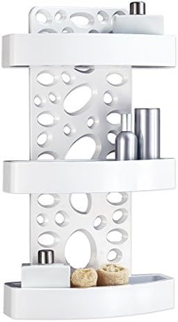 Toyma 0593/10 Triple Shelf with Crater Design White by Toyma
