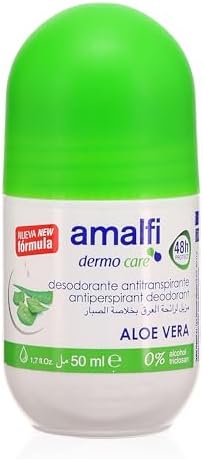 Amalfi Deodorant Roll-On Aloe Vera, 50 Ml price in Saudi Arabia | Amazon  Saudi Arabia | kanbkam