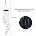 SUMERSHA Moon Star Wind Chime, Color Changing LED Solar Mobile Star Moon Wind Chimes Hanging Outdoor Solar Lights for Home Party Yard Garden Night Decoration (Star Moon Light)