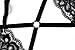 liwei18 Women's Harness Body Bra Black Belt Elastic Cupless Cage Bra Bralette Crop Top