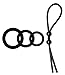 Viardeji Cock Ring Set Male Sex Toy – 3 Penis Rings and 1 Adjustable Penis Tie