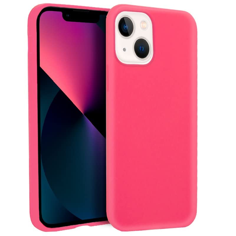 Cool Silicone Case for iPhone 13 Mini (Pink)