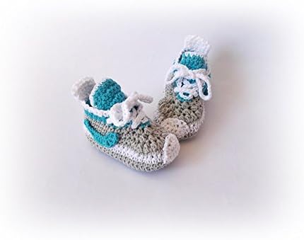 Crochet baby sneakers Baby Converse Baby boy girl sneakers Newborn sneakers