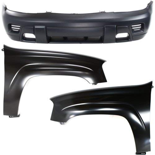 Bumper Cover Kit Compatible with CHEVROLET TRAILBLAZER 2002