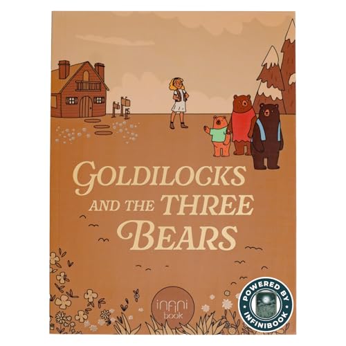 Cali's Books Goldilocks and The Three Bears infinibooklet - infinibook Interactive Storybook for Kids, Learning Book for Toddlers