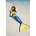 Fin Fun, Mermaid Tail Skin, with Reinforced Tips, Monofin Included, Blue Tang, Child 8