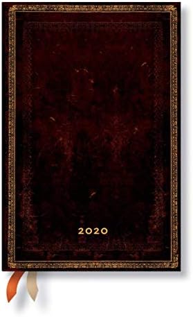 Paperblanks 2020 Diary Black Moroccan Mini Week-to-View 12 Month Planner