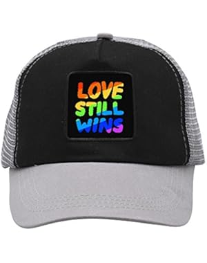 Unisex Love Still Wins Trucker Hat Adjustable Mesh Cap
