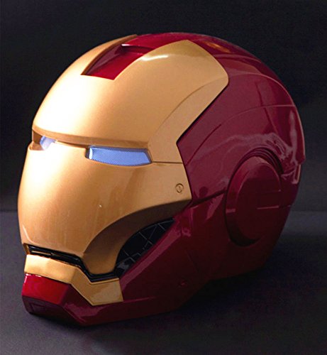 Gmasking New Iron Man Wearable Adult Helmet Scale 1:1 Replica+Gmask Keychain