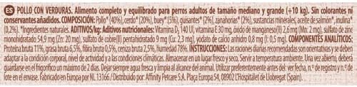 - Paté para Perros Adultos Medianos y Grandes con Pollo 12 x 400g
