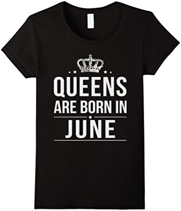 Women's Queen are born in June 5 Colors T-Shirt Small Black