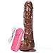 Lement 6.7″ Realistic Brown Color Rotation Multispeed Body Vibrating with Remote Controlthumb 3