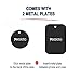 Air Vent Magnetic Car Phone Holder, Black Elegant design for iPhone X/8/7/6/6s Plus, Samsung Galaxy S6/S7/S8/S9/Plus, LG, Nexus, All Smartphones & Mini Tablets by YesIdo