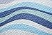 C&F Home Sea Waves Seawaves Blue Ocean Coastal Theme Full/Queen Bed 3-Piece Beach Reversible Coverlet Lightweight Quilt Set with 2 Standard Shams Reversible Coverlet Comforter Nautical Bedding Set