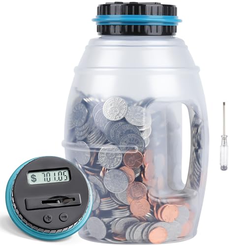X Large Piggy Bank for Adults Kids Digital Coin