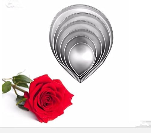 Austin Rose Cookie Cutter Cake Decorating Gumpaste Flowers Fondant Decor Kit Sugarcraft Modelling Tools Cupcake Decorating -Stainless Steel