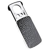 Pocket Magnifying Glass with Light,Bestaid 30X 60X and 90X Slide Out LED Portable Loupe Magnifier-Best Lighted Pocket Magnifier for Gems Jewelry Rocks Stamps Coins Watches