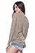 Alexander + David Women's Long Sleeve Dolman Knit Batwing Long Sleeve Blouse. Lightweight, Thin, Loose Pullover Top (Mocha, X-Large)