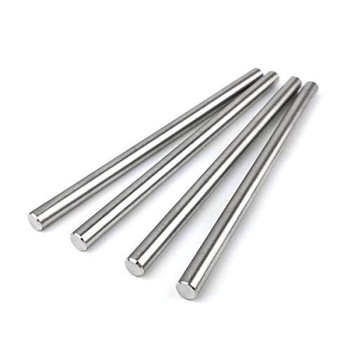 4PCS 8x150mm Stainless Steel Round Rods Dowel Pin Shelf Support Pin Fasten Elements, Shelf Bracket Pegs Cabinet Furniture Shelf Pins Support for DIY Shelving Supports