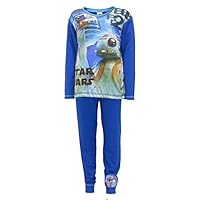 Star Wars The Last Jedi R2-D2 BB-8 Droid Pajamas 9-10 Years