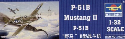Trumpeter 1/32 P51B Mustang Fighter Model Kit