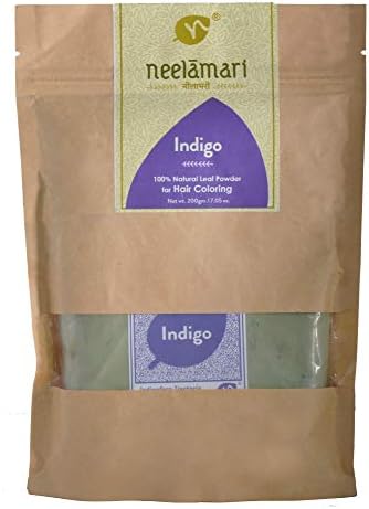 Neelamari Pure Indigo Leaf Powder -Natural Hair Care 200g (7.05 OZ)