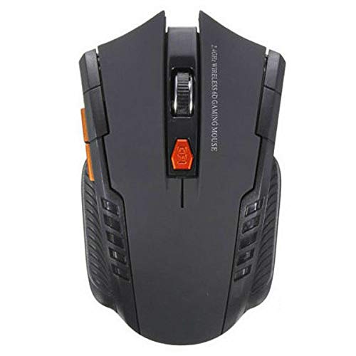 FairOnly 2.4Ghz Mini Wireless Optical Gaming Mouse & USB Receiver for PC Laptop Black