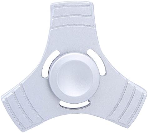 Tdauke The Fingertip Gyro Can Be Rotated 360 Degrees Formed By Aluminum Alloy Toy for Kids &amp; Adults Color Silver