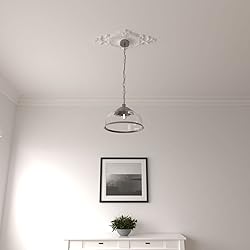 23 5/8"OD x 4"ID x 1 1/2"P Rose and Ribbon Ceiling