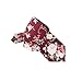 Floral Tie Men's Cotton Printed Flower Neck Tie Skinny Neckties, 12, Size Small