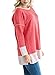 HOTAPEI Ladies Casual Long Sleeve Crewneck Sweatshirts for Women Loose Side Slit Shirts Womens Tunics Blouses Tops Burgundy XL
