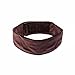 OULII Velvet Wig Grip Band Comfort Head Hair Band Adjustable Hair Fasterner Gifts for Mothers, pack of 2 Brown and Black