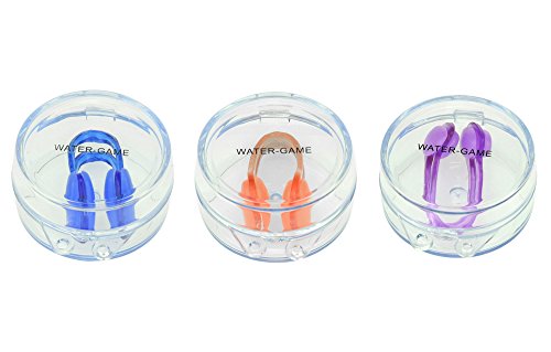 Forestfish Silicone Swimming Nose Clip for Adults,Kids or swim Beginner Beige