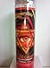 Reversible 7 Day Prepared Scented Red Candle in Glass