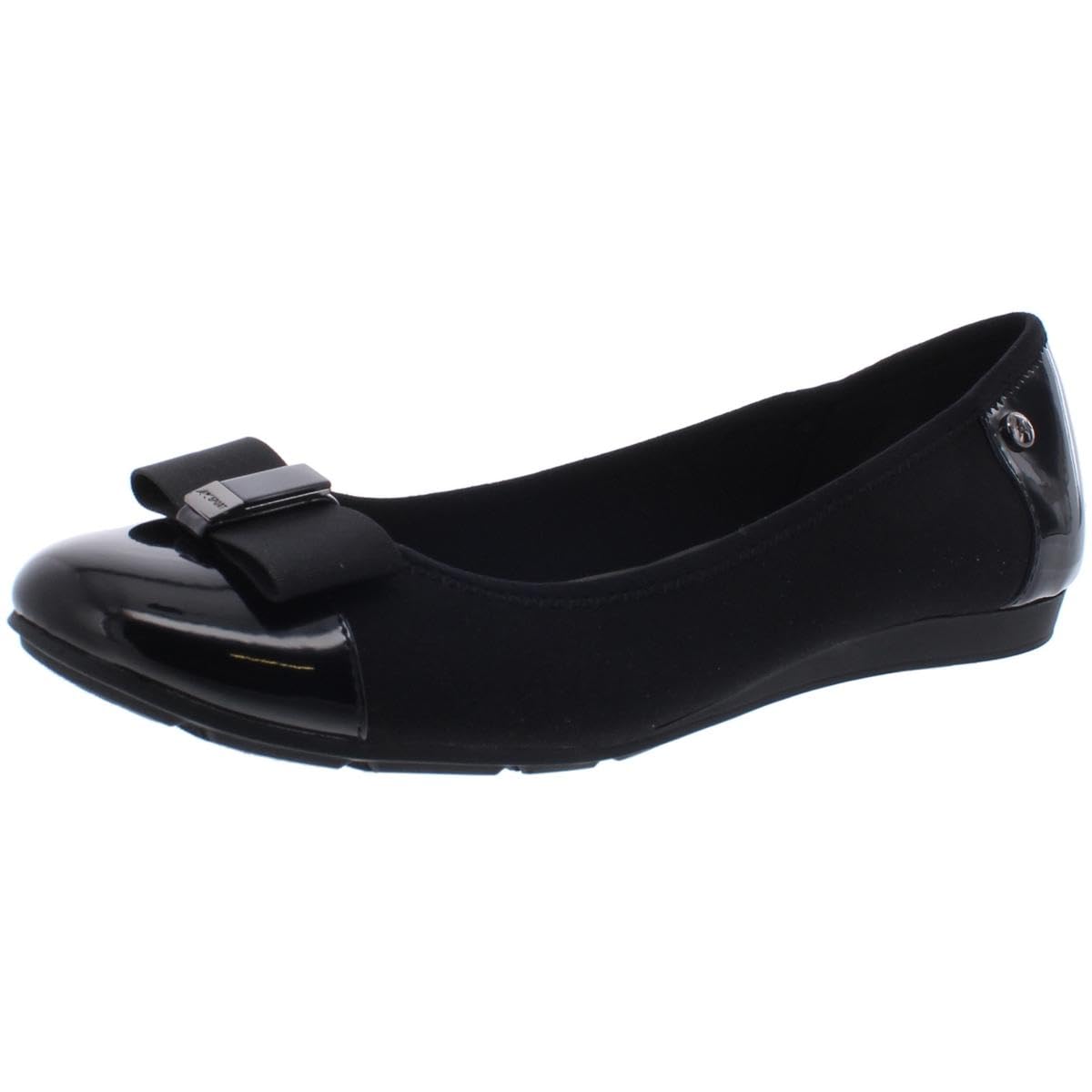 Photo 1 of Anne Klein Womens Alive Ballet Flat, Black, 6.5 US